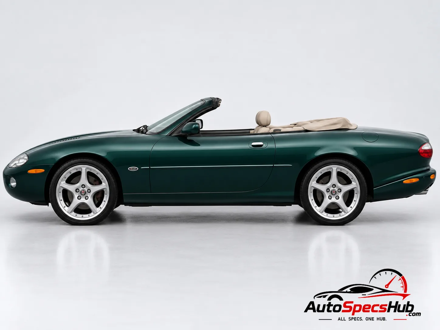 2002 (X100) Jaguar XKR Cabrio side profile
