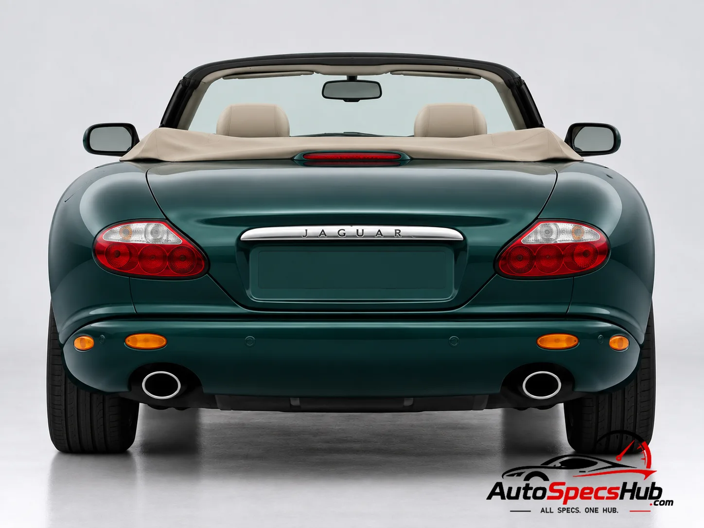2002 (X100) Jaguar XKR Cabrio rear view