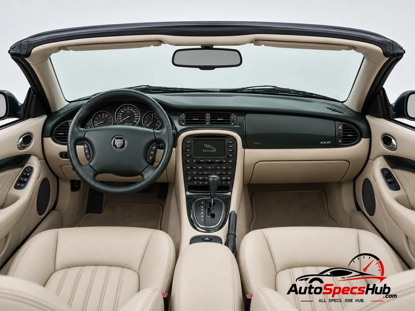2002 (X100) Jaguar XKR Cabrio interior cockpit and seats