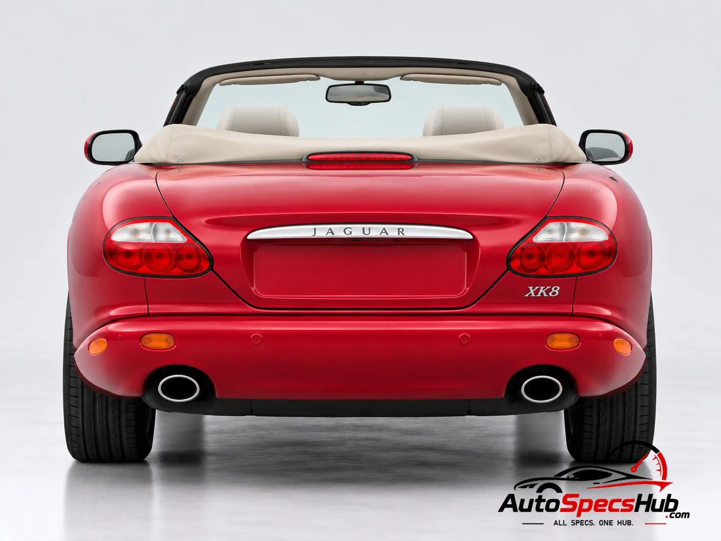 2002 (X100) Jaguar XK8 Cabrio rear view