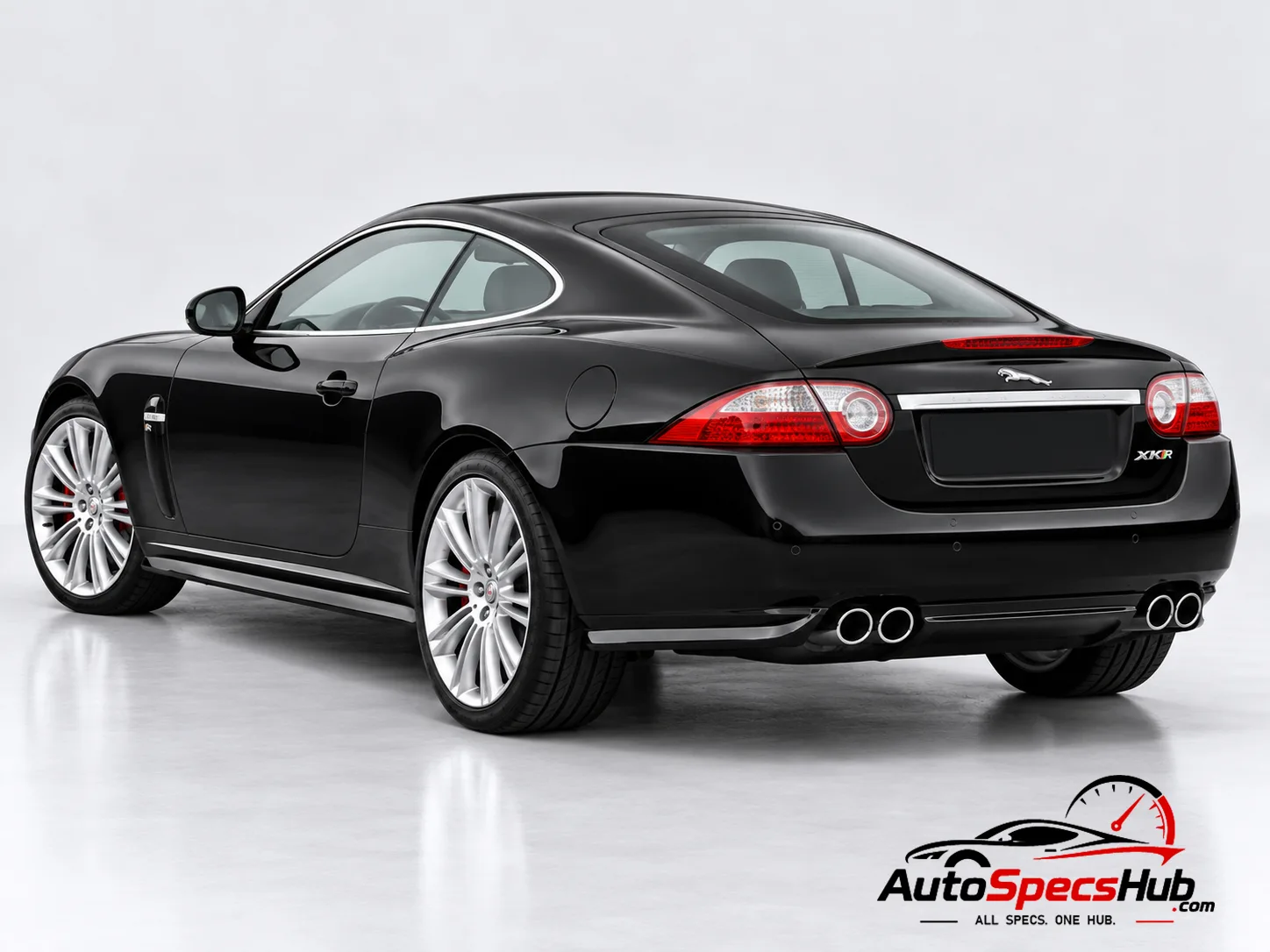 2010 (X150) Jaguar XKR 175 rear three-quarter view