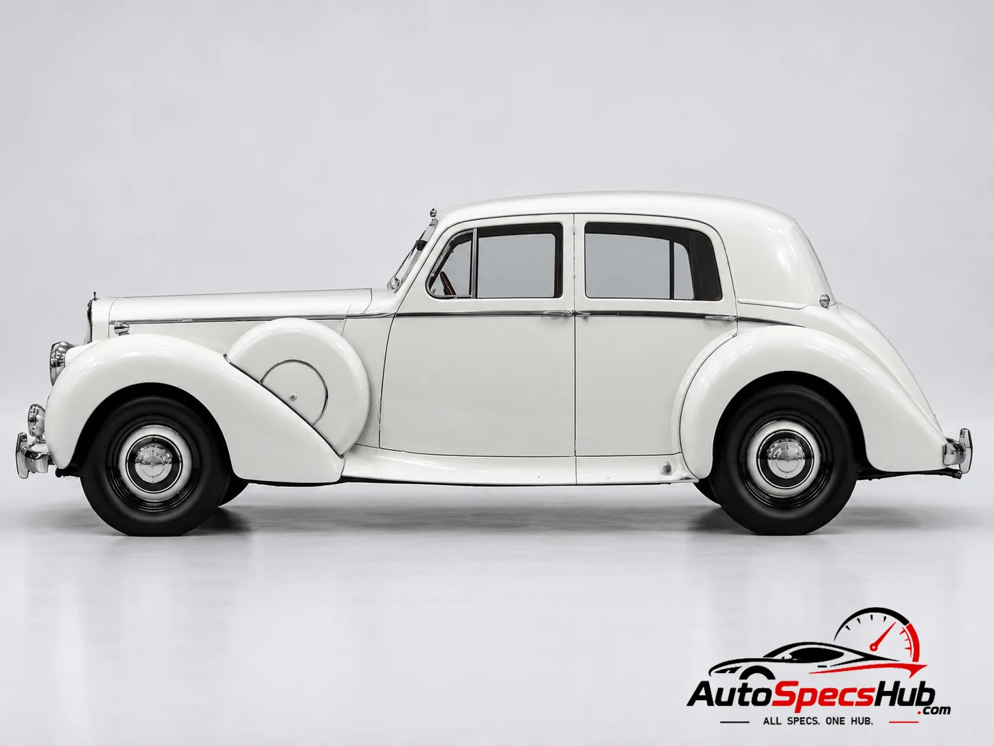 1946 Jensen PW 4 Liter side profile