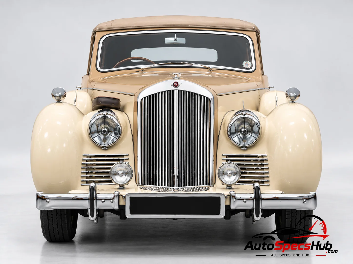 1948 Jensen PW 4 Liter Convertible front view
