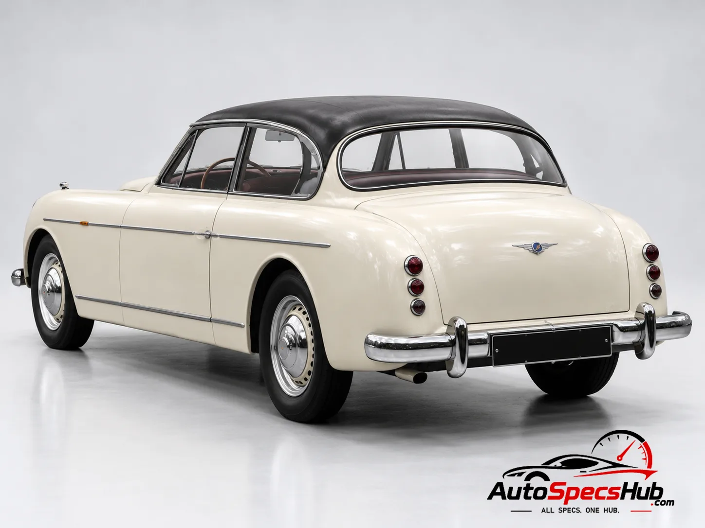 1952 Jensen Interceptor Sedan rear three-quarter view
