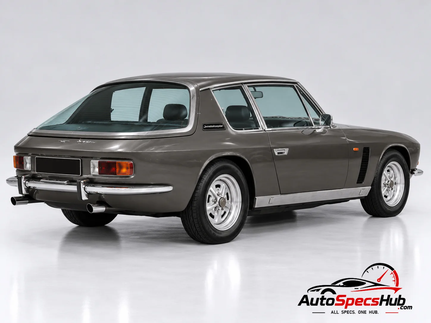 1966 Jensen Interceptor rear three-quarter view