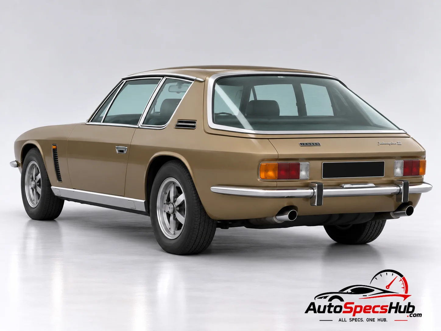 1971 Jensen Interceptor III rear three-quarter view