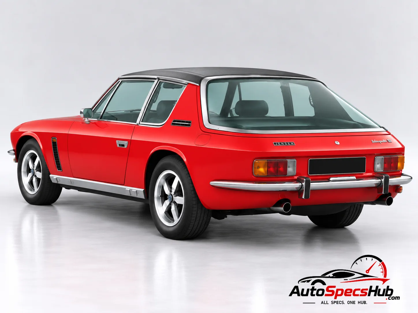 1971 Jensen S.P. (Six Pack) rear three-quarter view