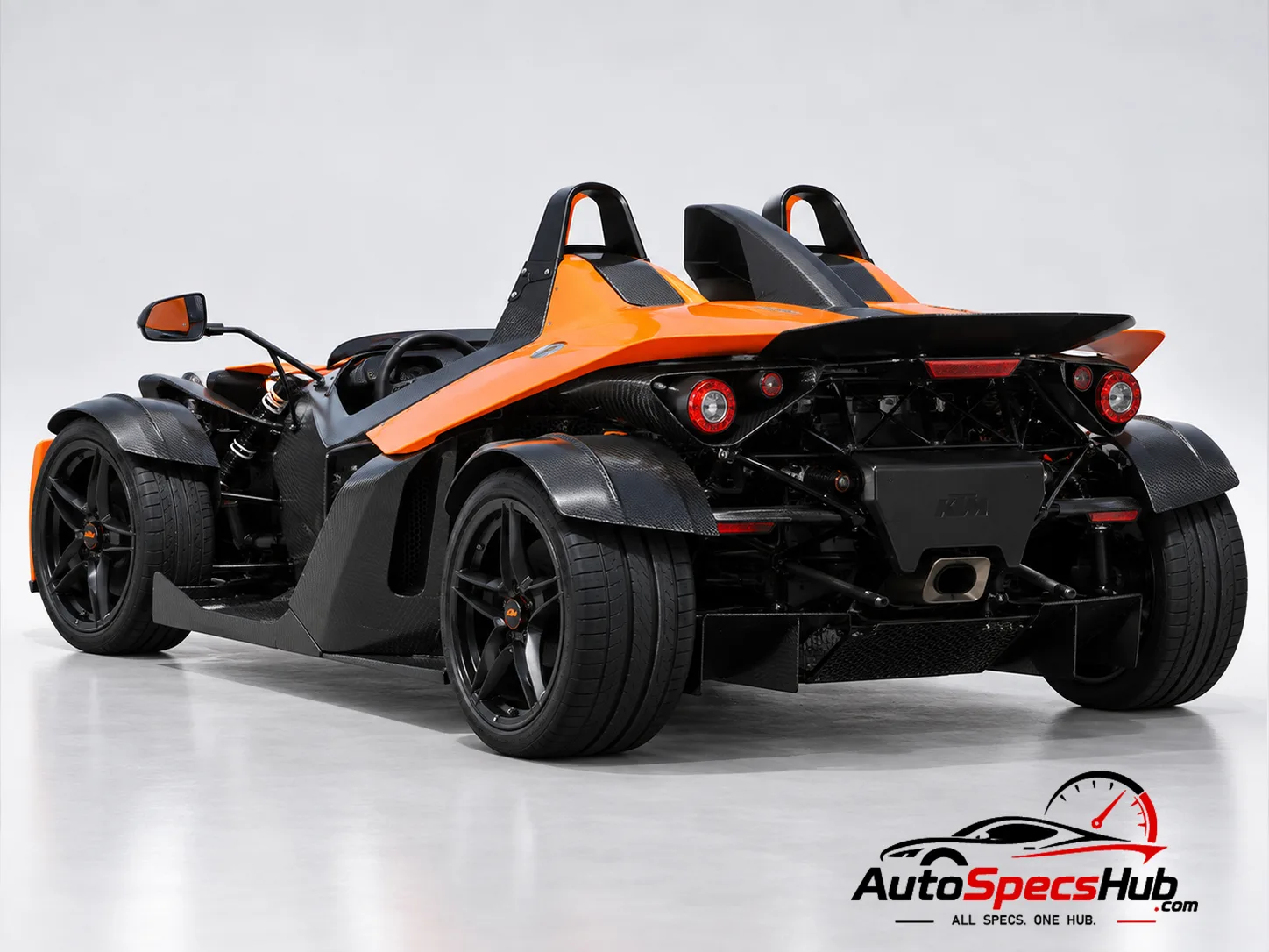 2008 KTM X-Bow rear three-quarter view