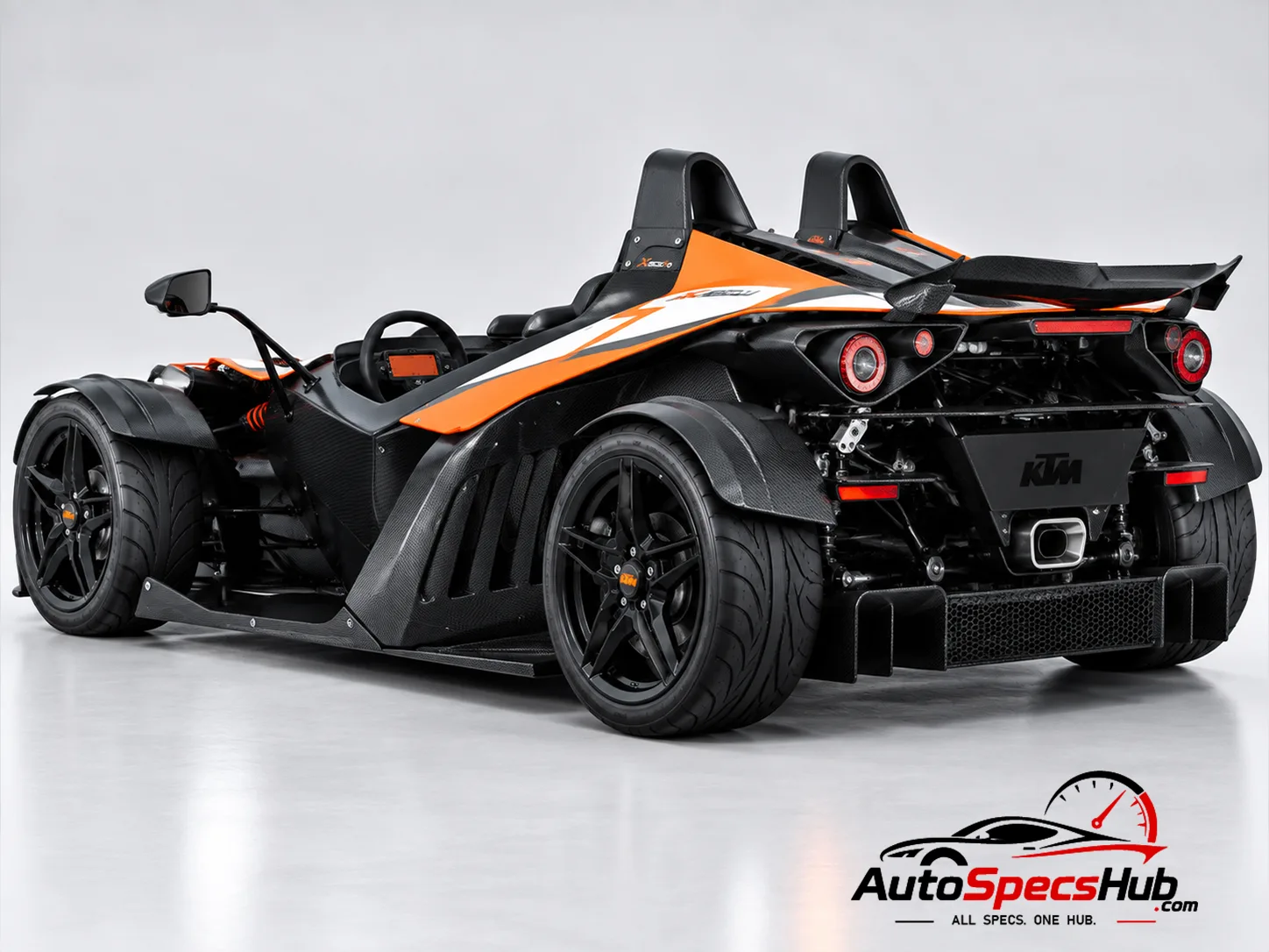 2011 KTM X-Bow R rear three-quarter view