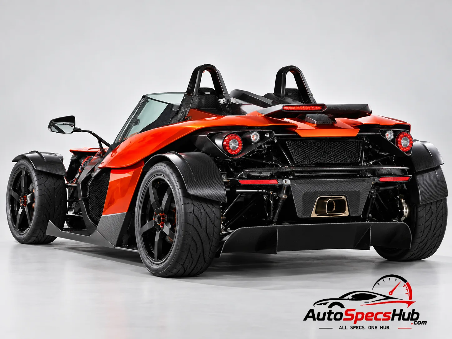2018 KTM X-Bow GT DSG rear three-quarter view