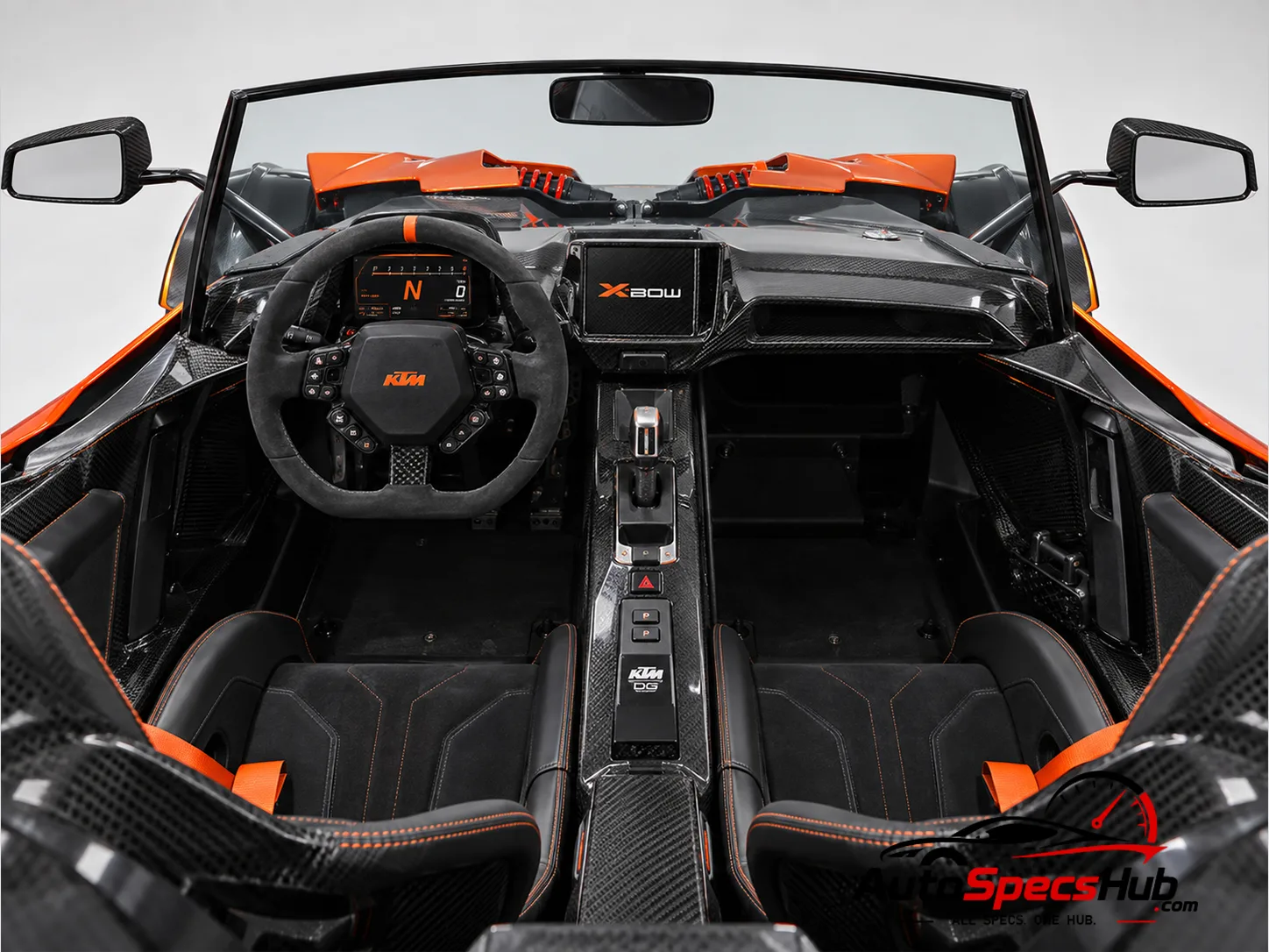 2018 KTM X-Bow GT DSG interior cockpit and seats