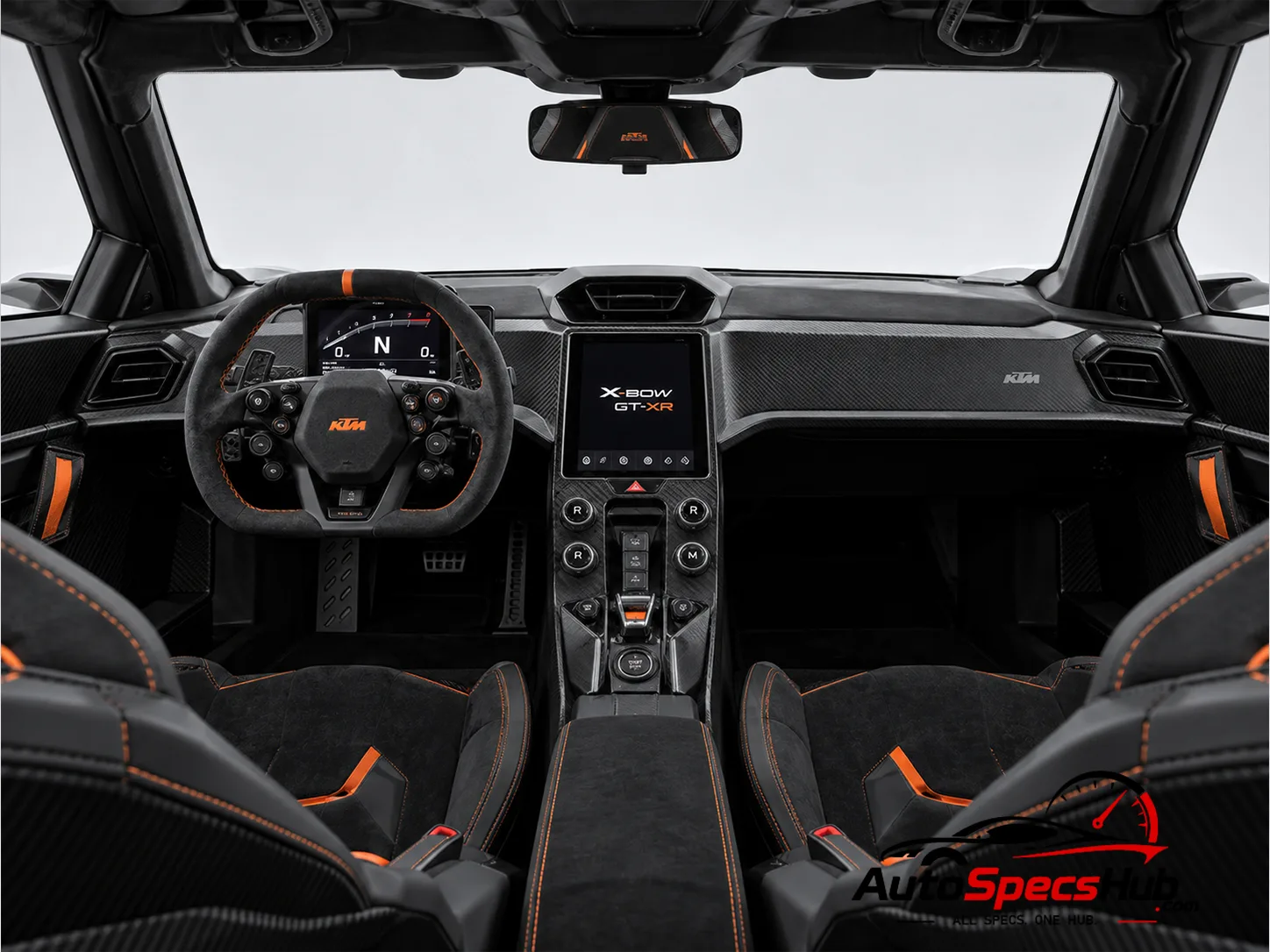 2023 KTM X-Bow GT-XR interior cockpit and seats