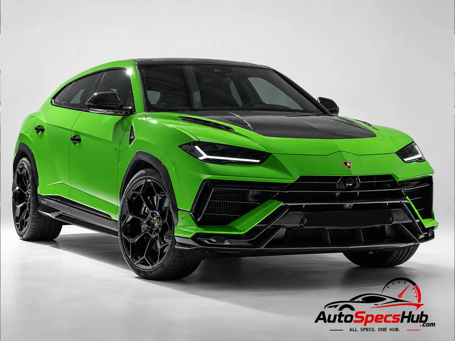 2022 Lamborghini Urus Performante front three-quarter view