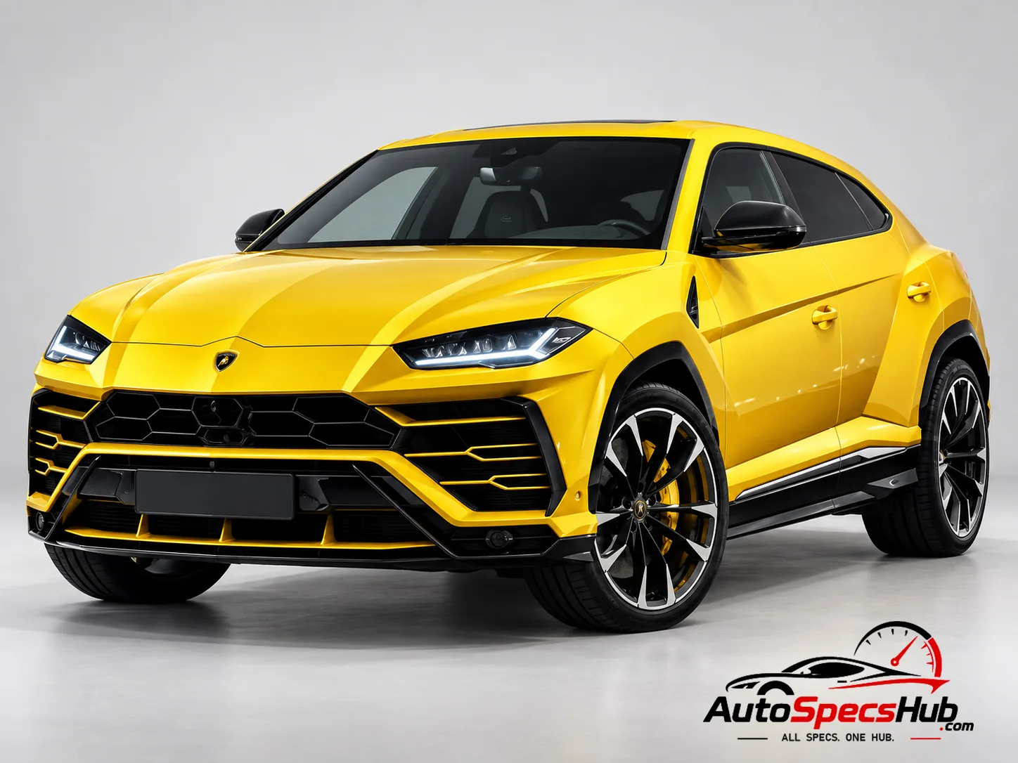 2018 Lamborghini Urus front three-quarter view