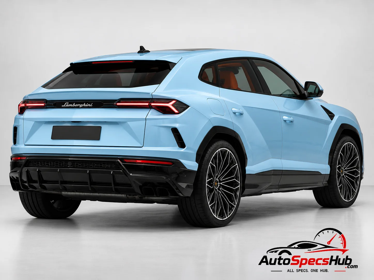 2025 Lamborghini Urus SE rear three-quarter view