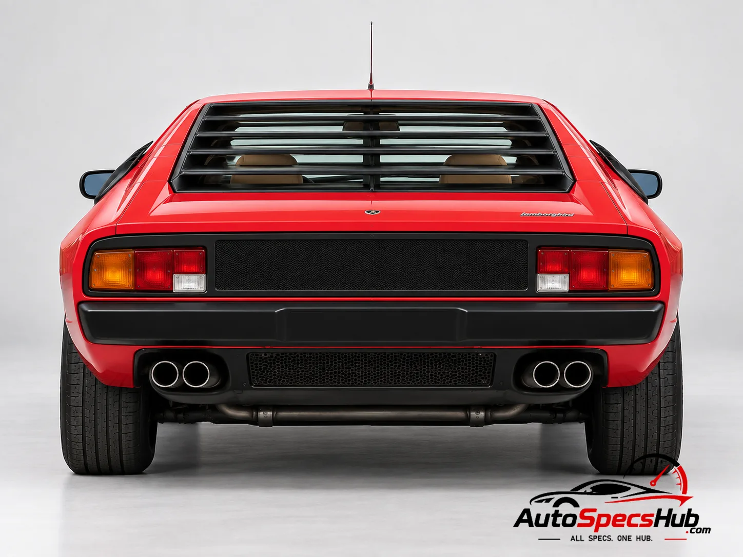 1972 Lamborghini Urraco P111 (USA) rear view
