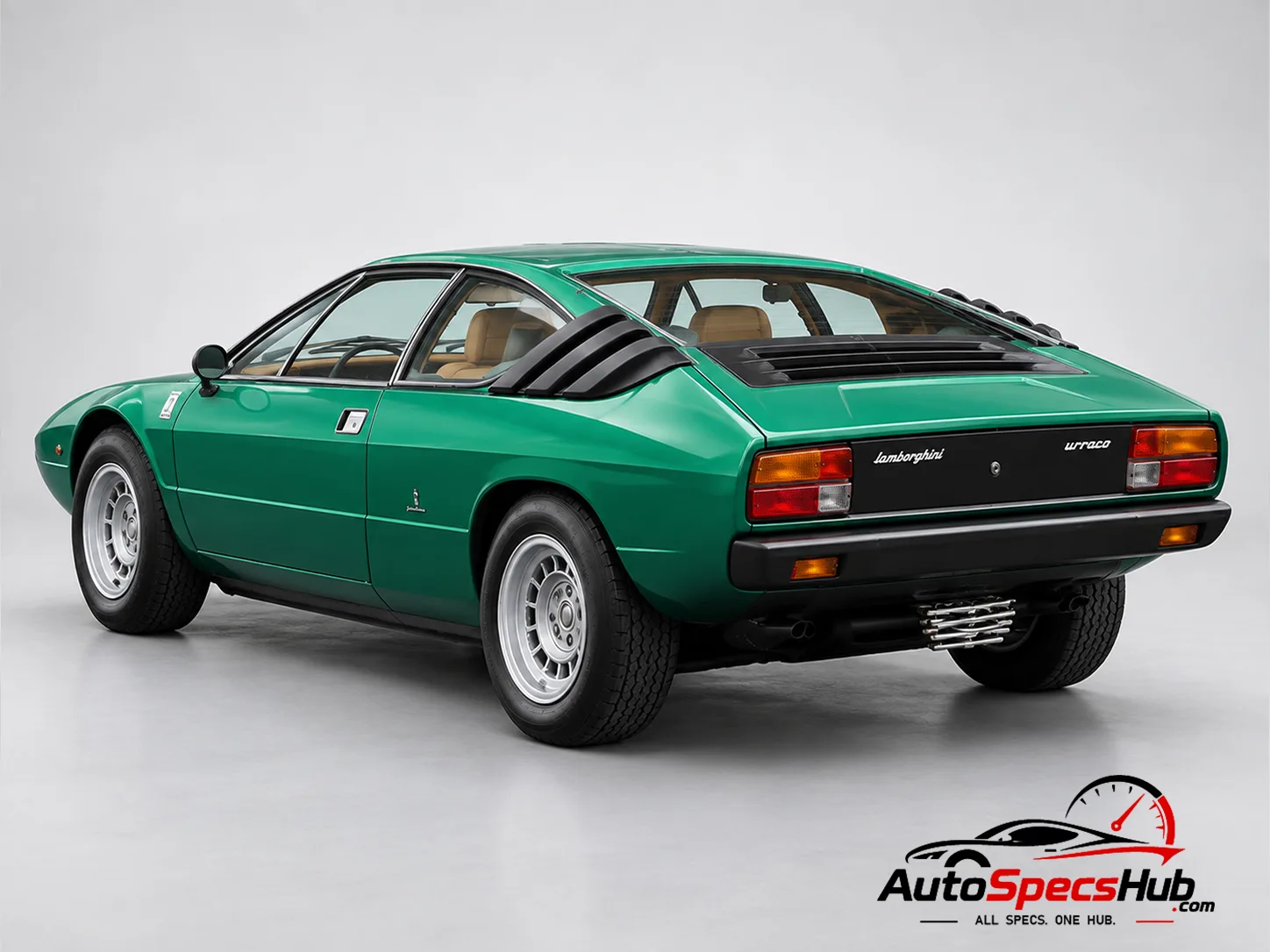 1975 Lamborghini Urraco P200 rear three-quarter view