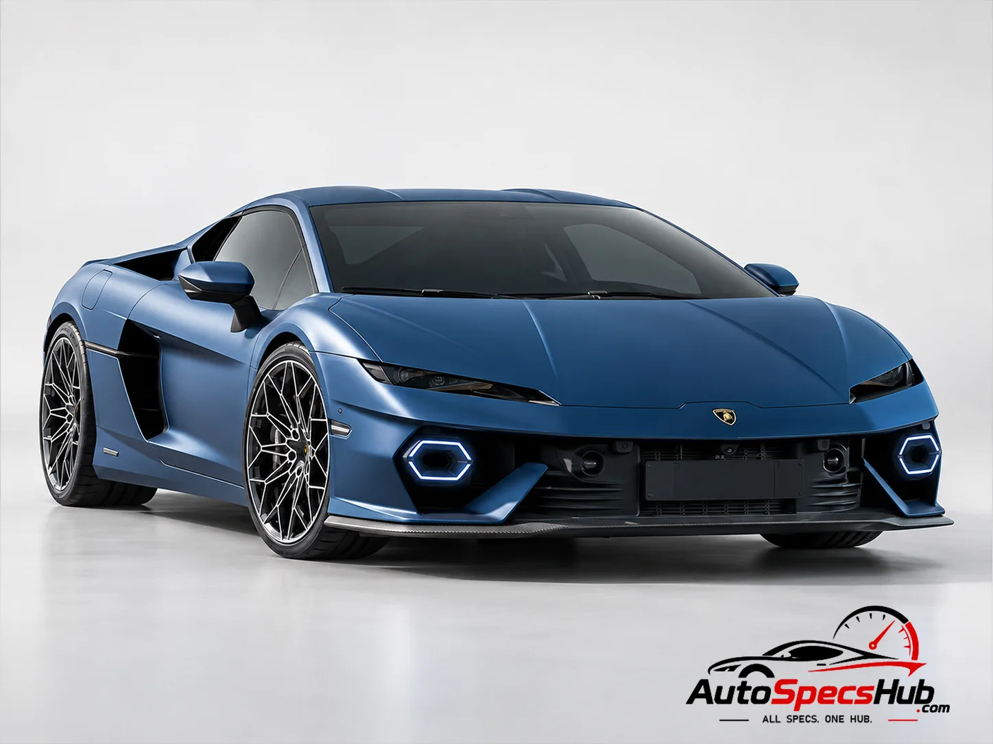 2025 Lamborghini Temerario front three-quarter view