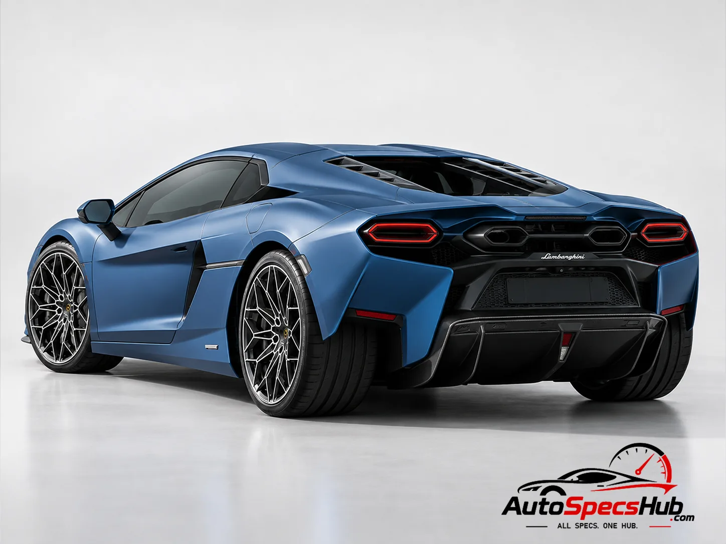 2025 Lamborghini Temerario rear three-quarter view