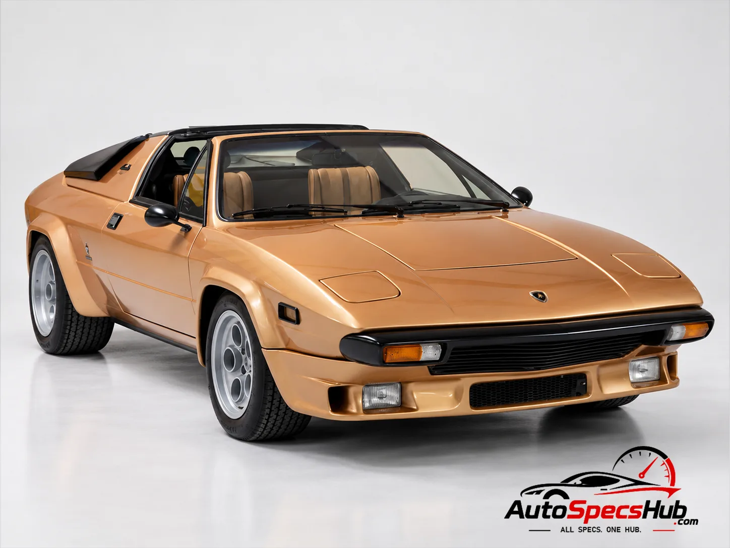 1976 Lamborghini Silhouette P300 front three-quarter view