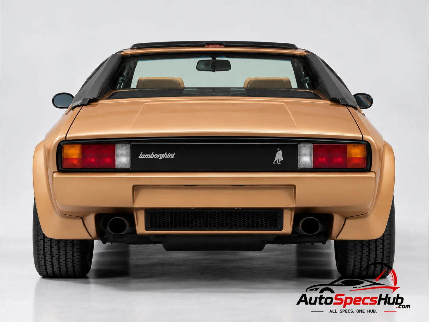1976 Lamborghini Silhouette P300 rear view