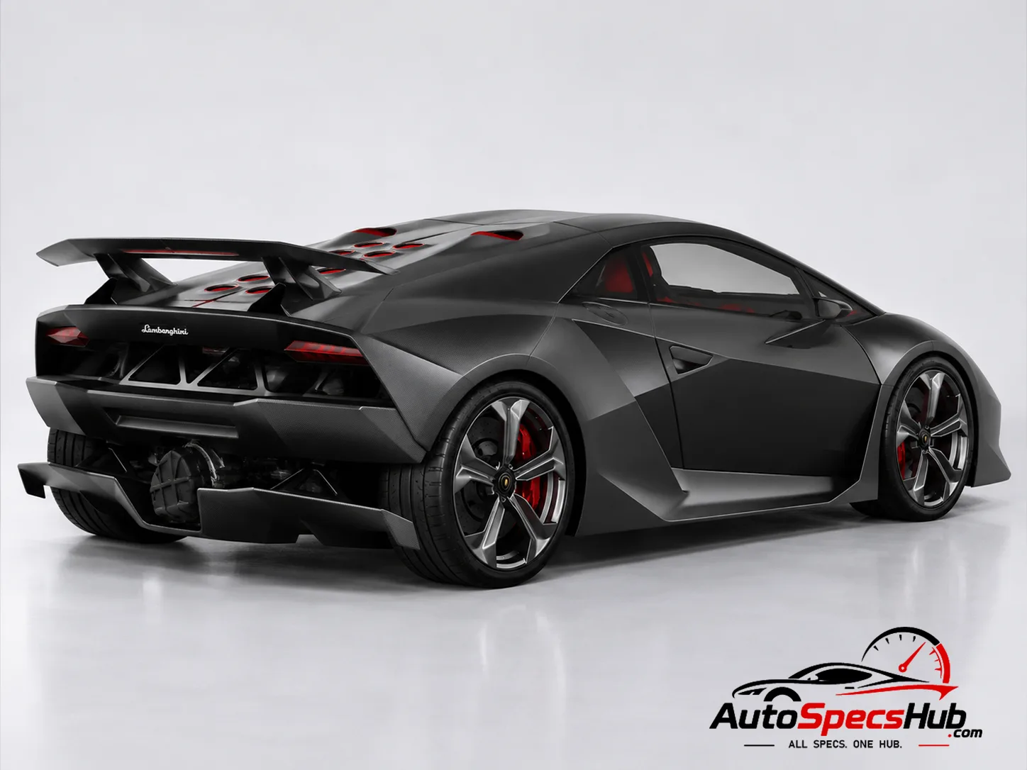 2012 Lamborghini Sesto Elemento rear three-quarter view