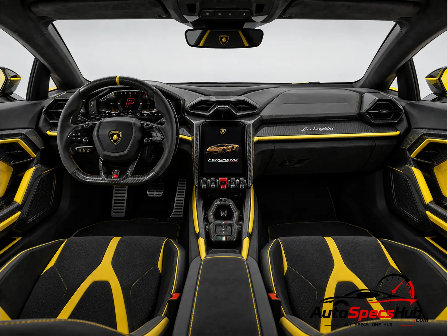 2025 Lamborghini Fenomeno interior cockpit and seats