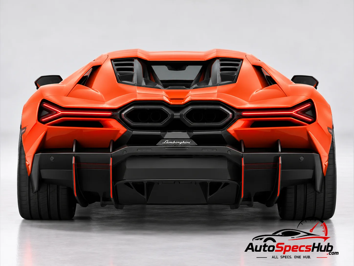 2023 Lamborghini Revuelto rear view