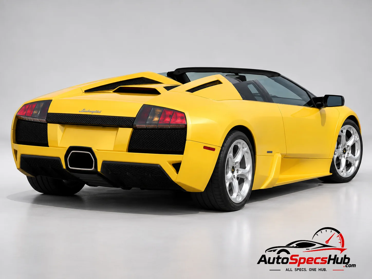 2004 Lamborghini Murciélago Roadster rear three-quarter view