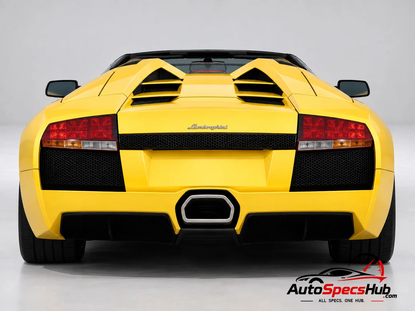 2004 Lamborghini Murciélago Roadster rear view