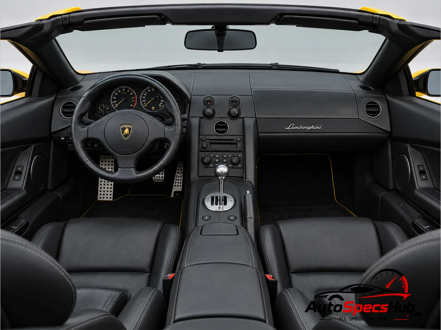2004 Lamborghini Murciélago Roadster interior cockpit and seats