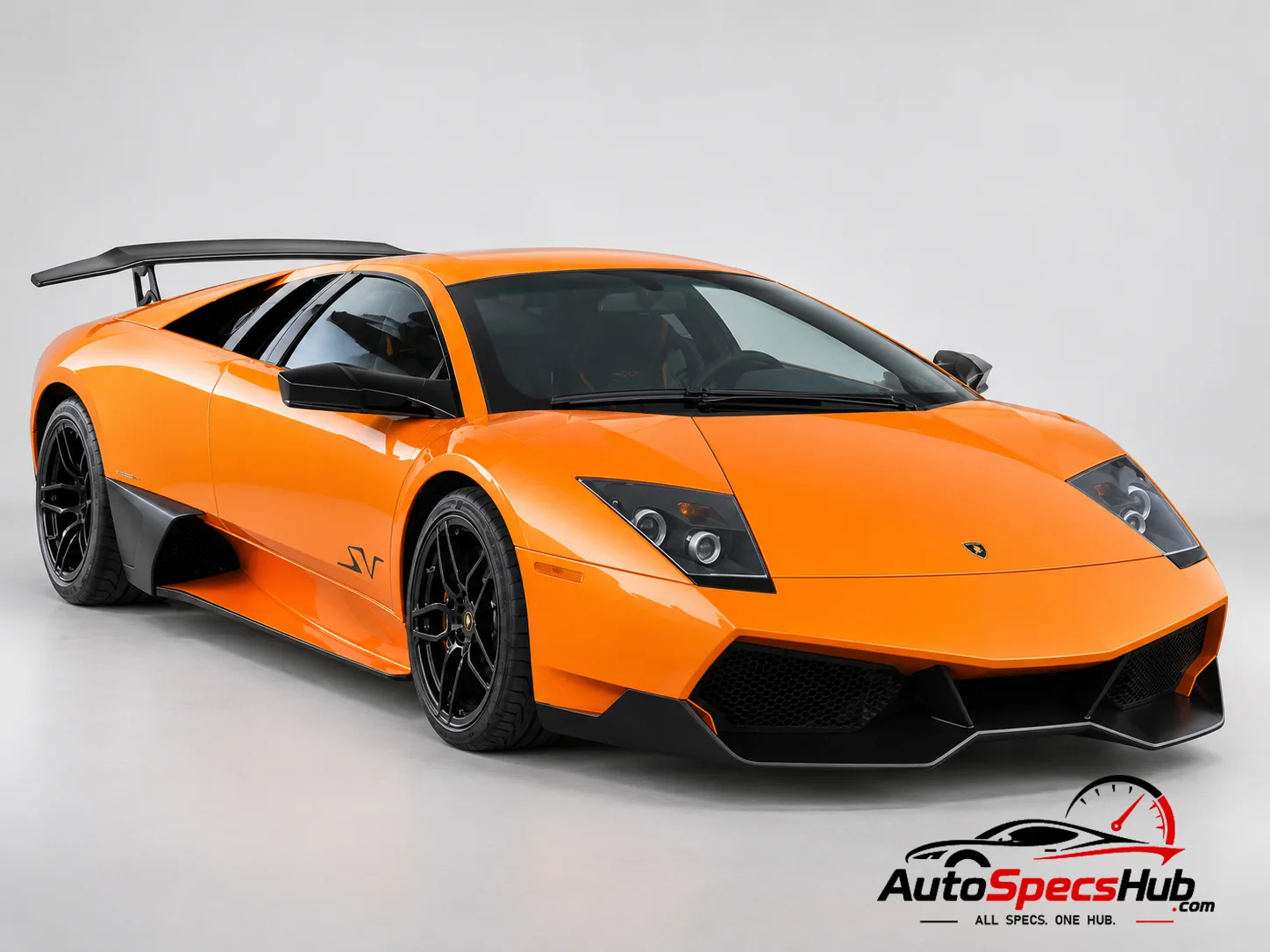 2009 Lamborghini Murciélago LP 670-4 SV front three-quarter view