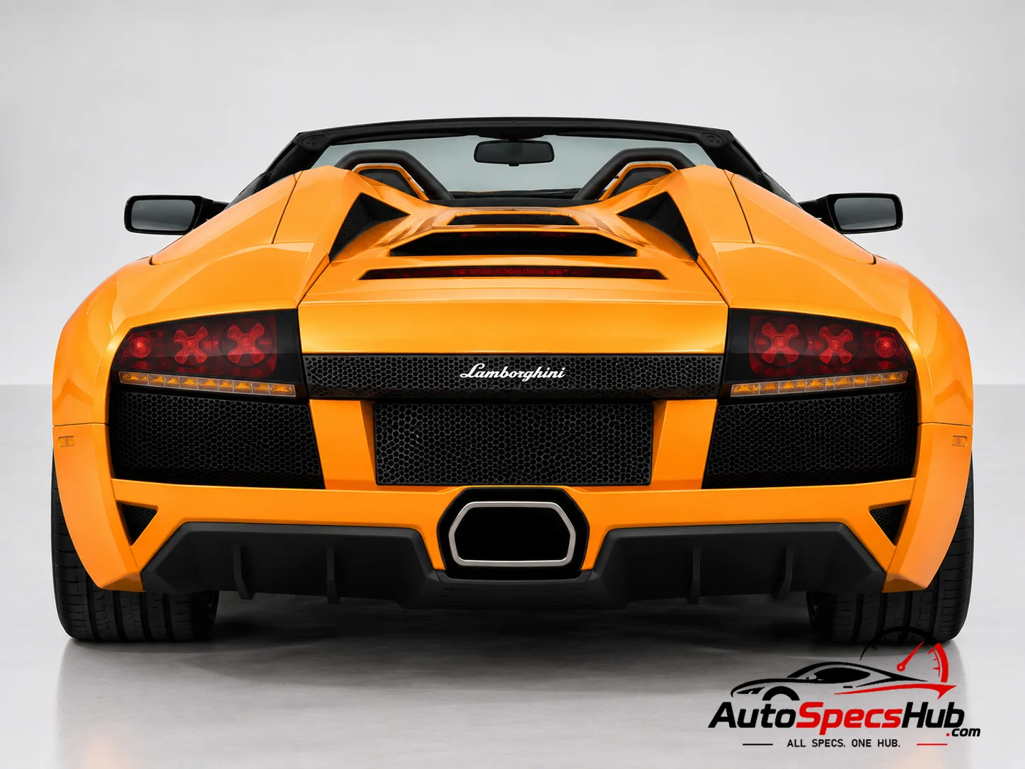 2007 Lamborghini Murciélago LP 640 Roadster rear view
