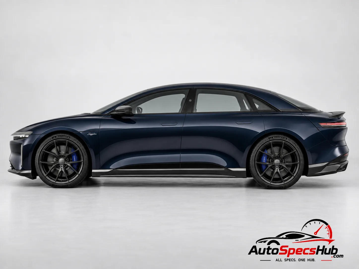 2023 Lucid Air Sapphire side profile