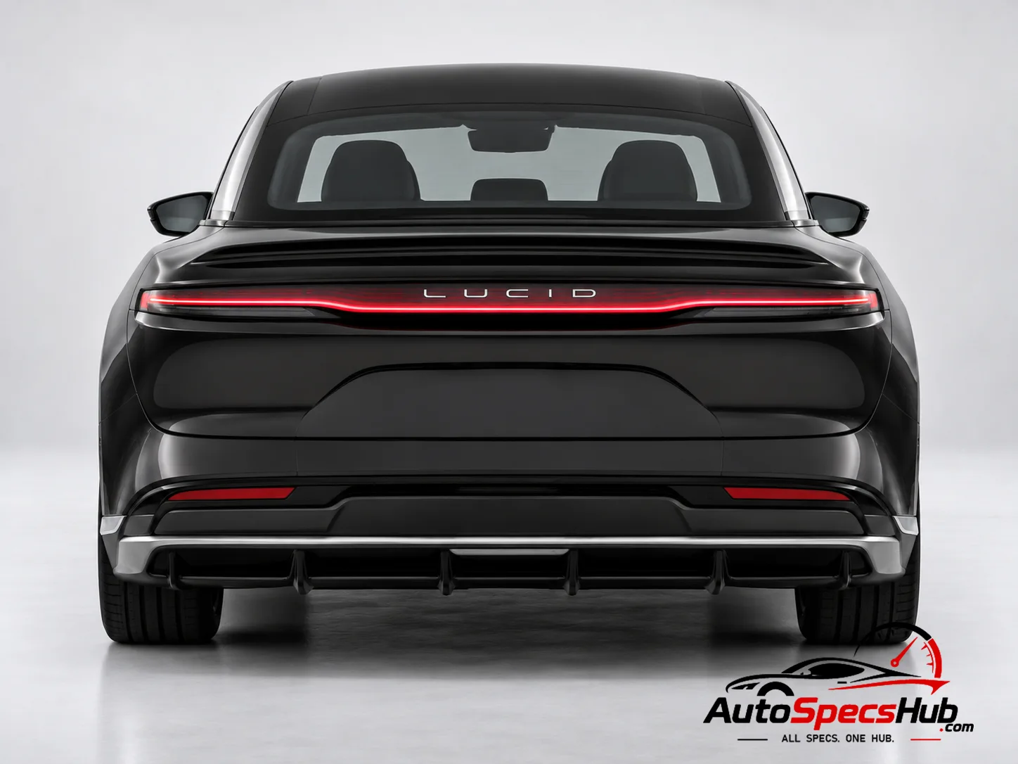 2022 Lucid Air Grand Touring rear view