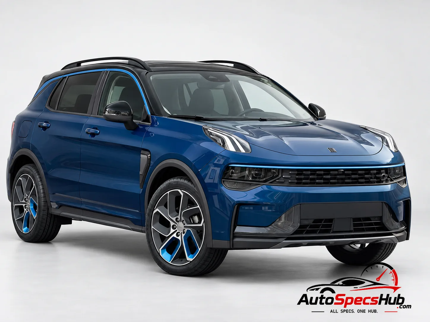 2021 Lynk & Co 01 HEV front three-quarter view