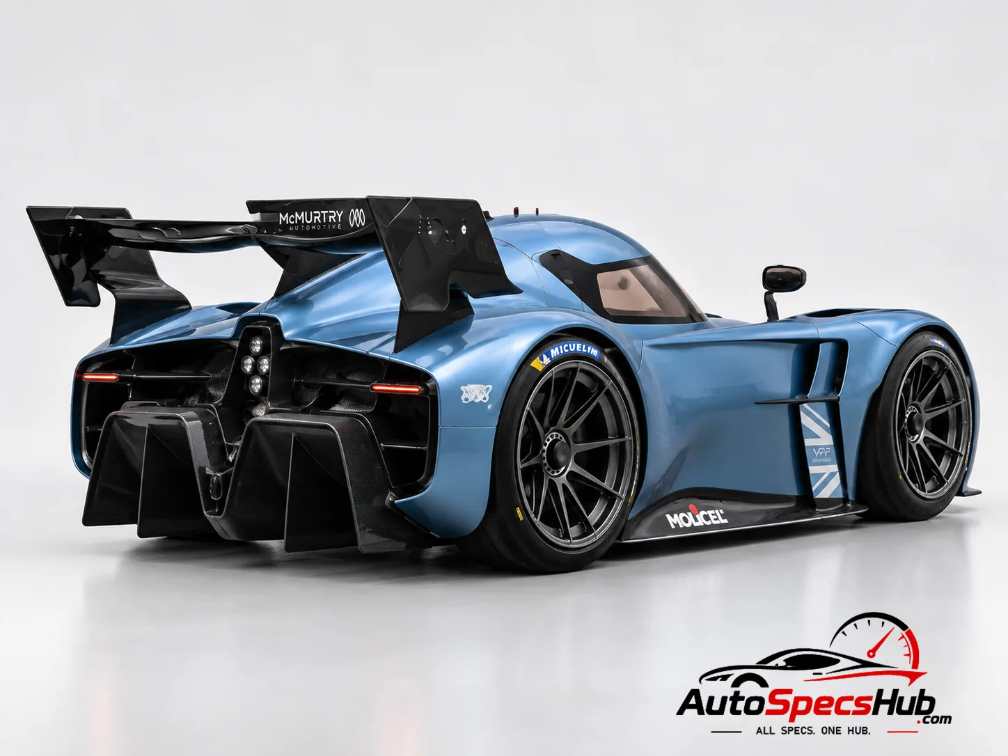 2025 McMurtry Spéirling Pure rear three-quarter view