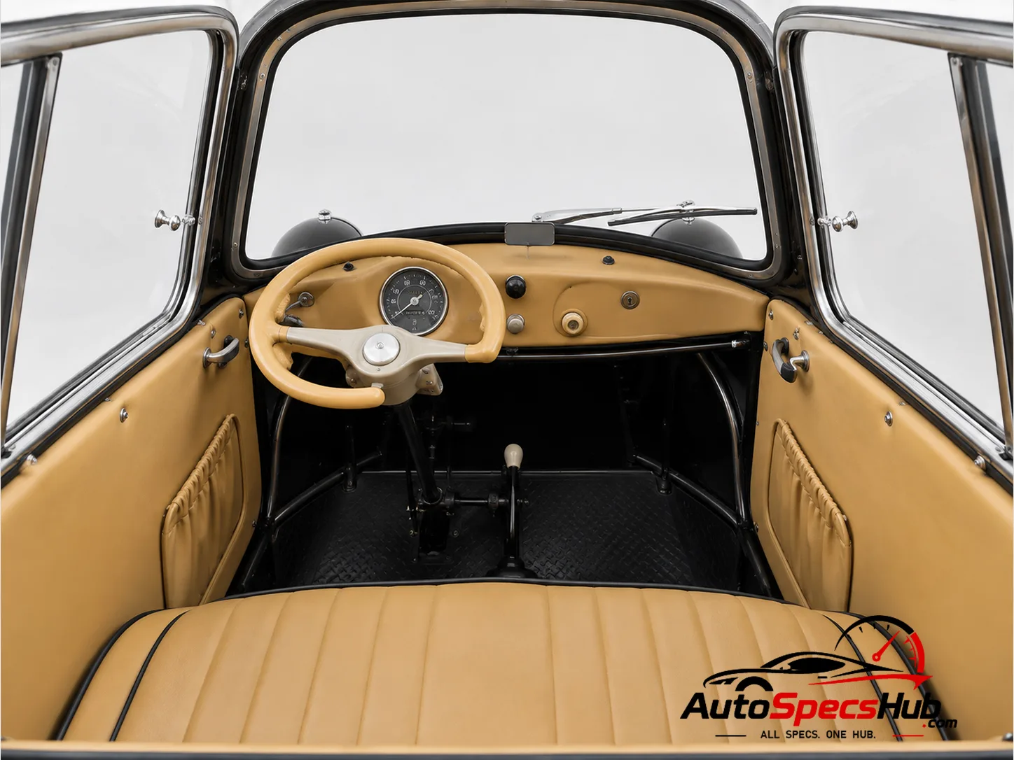 1953 Messerschmitt KR175 interior cockpit and seats