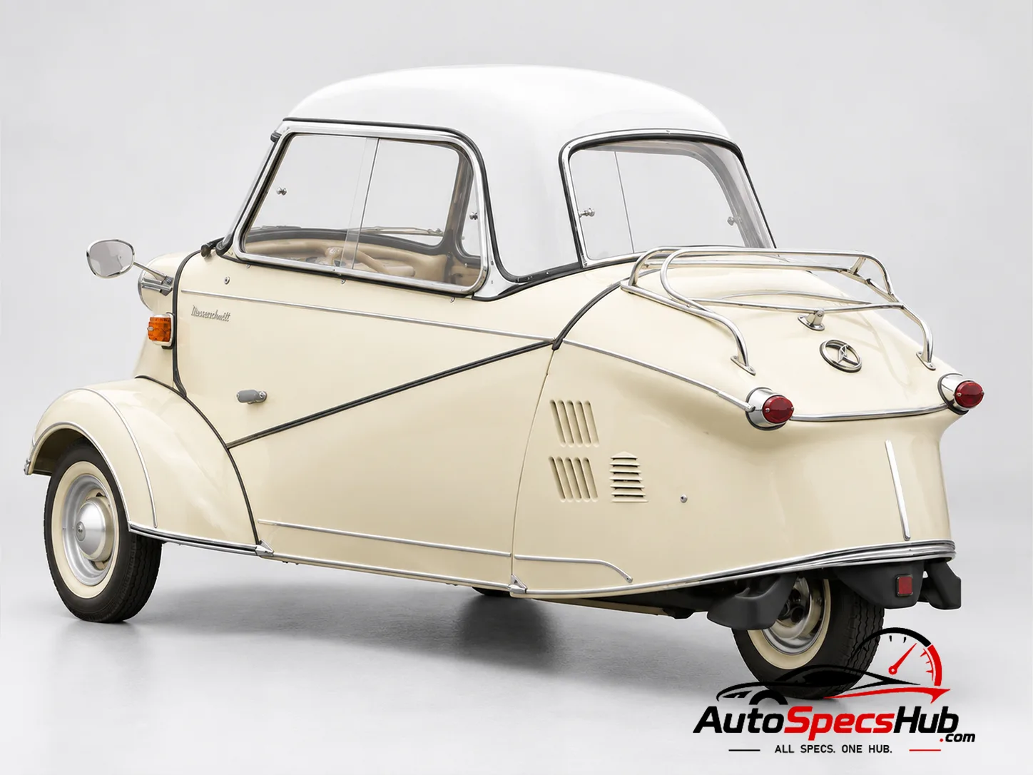 1955 Messerschmitt KR200 rear three-quarter view