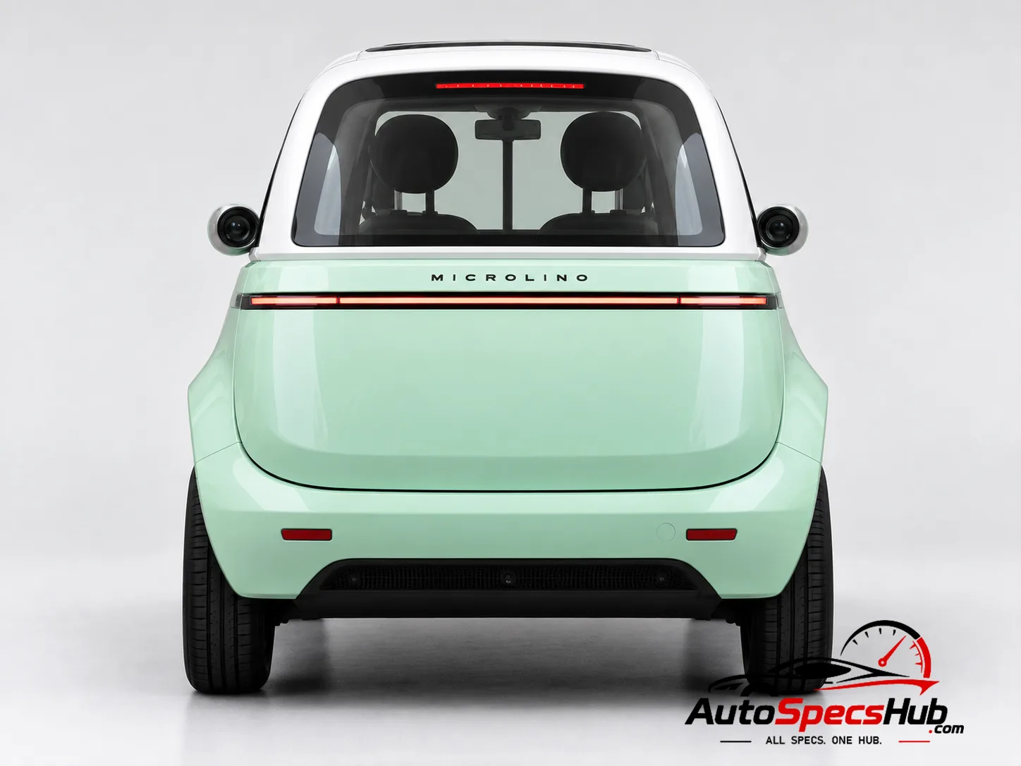 2022 Micro Microlino 5.5 kWh rear view