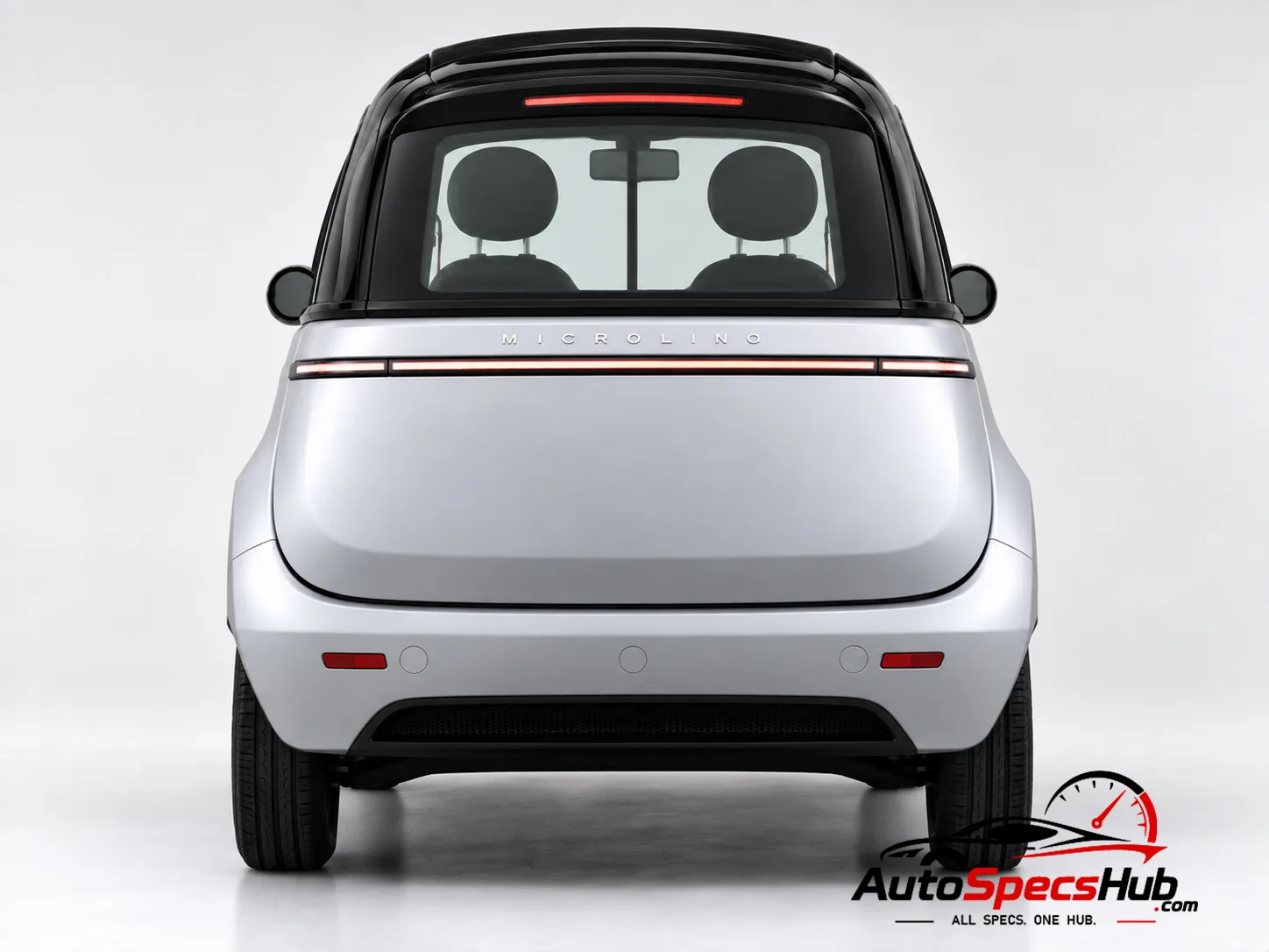 2022 Micro Microlino 15 kWh rear view