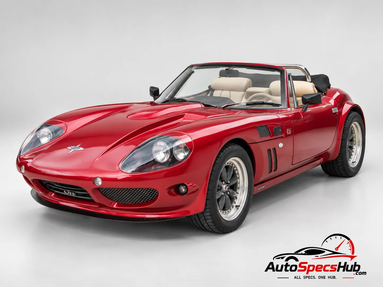 1990 Marcos Mantula 3.9 V8 Spyder front three-quarter view