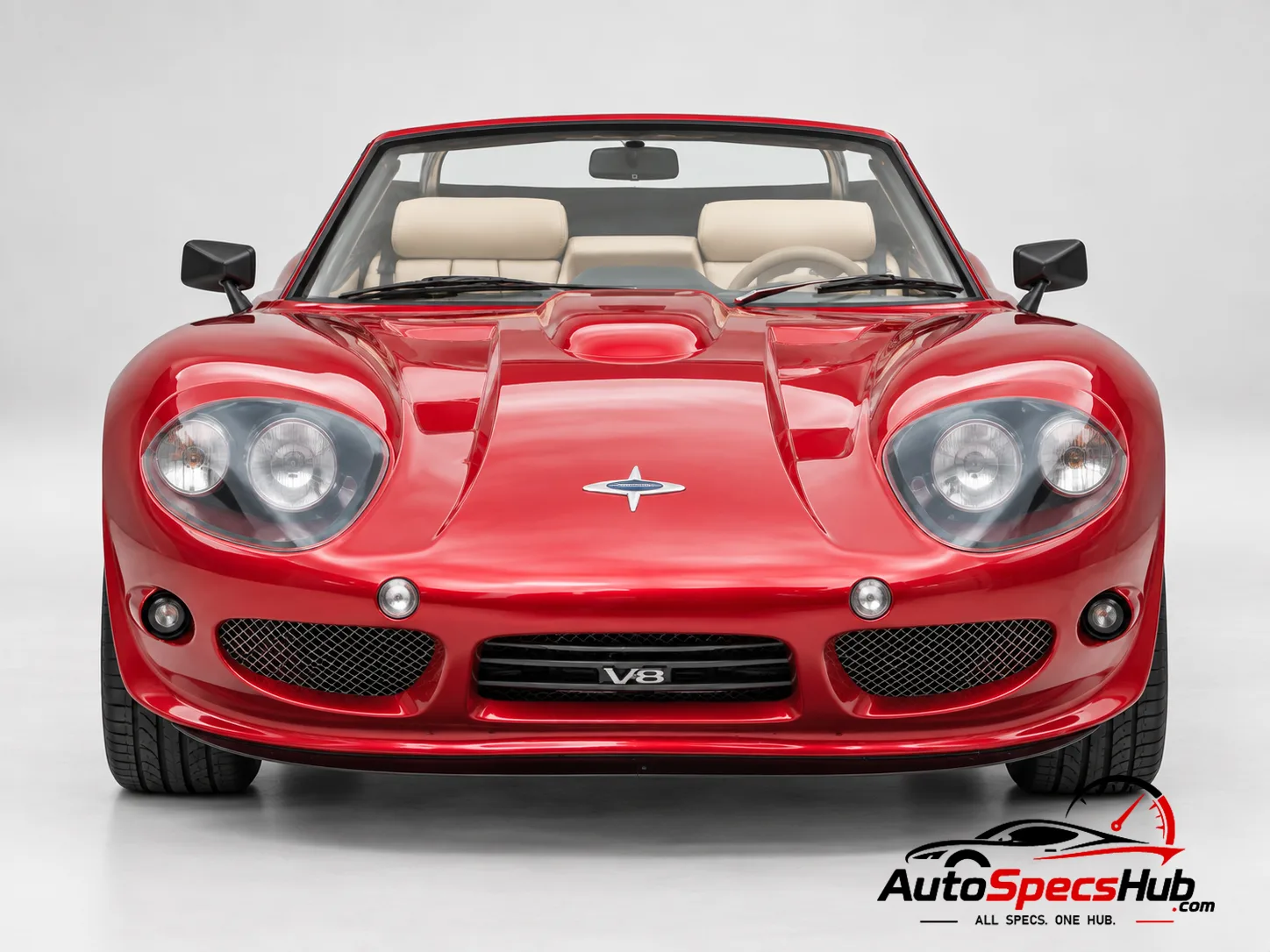 1990 Marcos Mantula 3.9 V8 Spyder front view