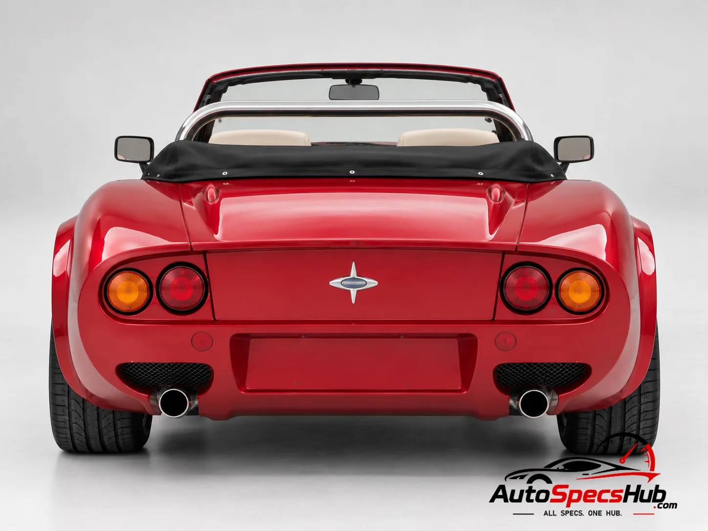 1990 Marcos Mantula 3.9 V8 Spyder rear view