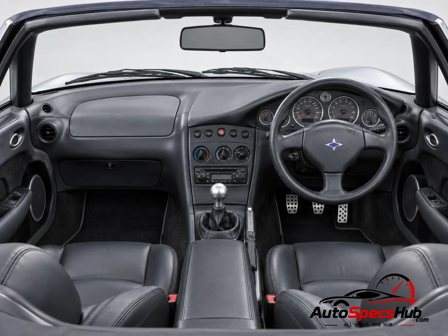 1997 Marcos Mantis Roadster interior cockpit and seats