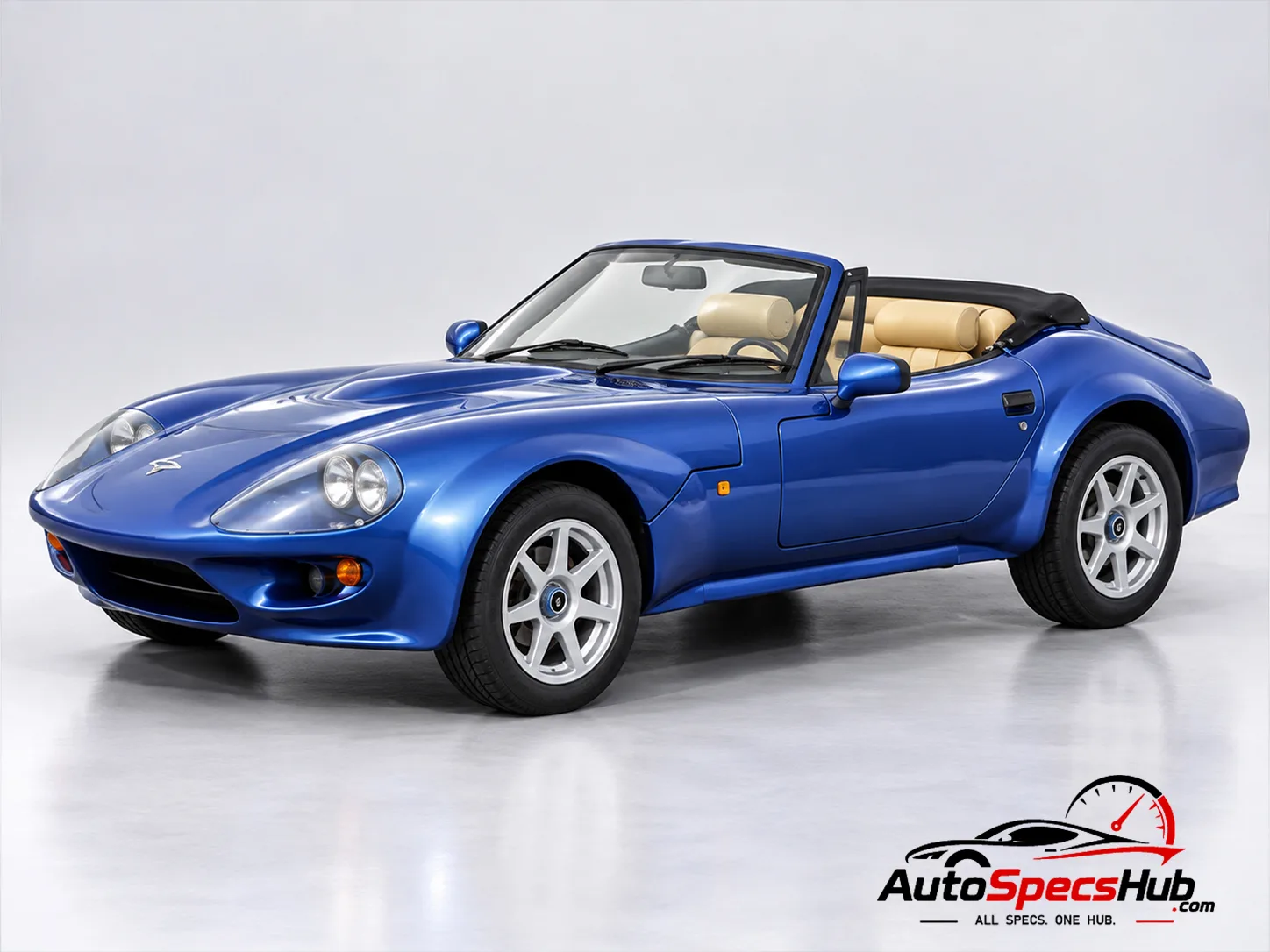 1993 Marcos Mantara GTS Spyder front three-quarter view