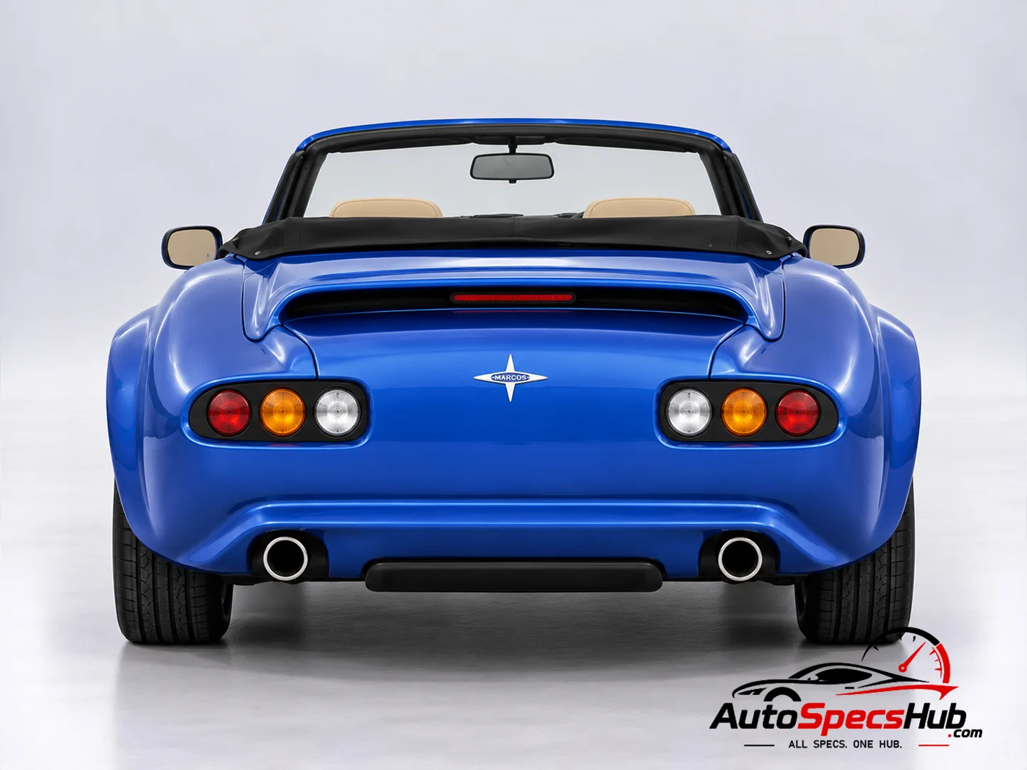 1993 Marcos Mantara GTS Spyder rear view