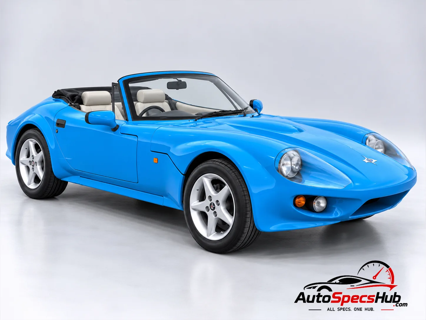 1993 Marcos Mantara 450 Spyder front three-quarter view