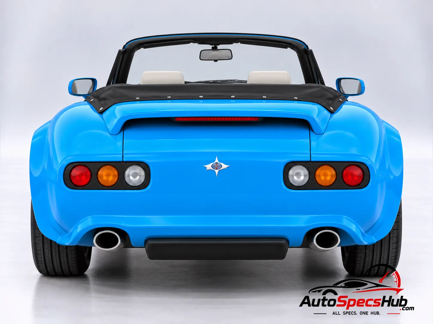1993 Marcos Mantara 450 Spyder rear view