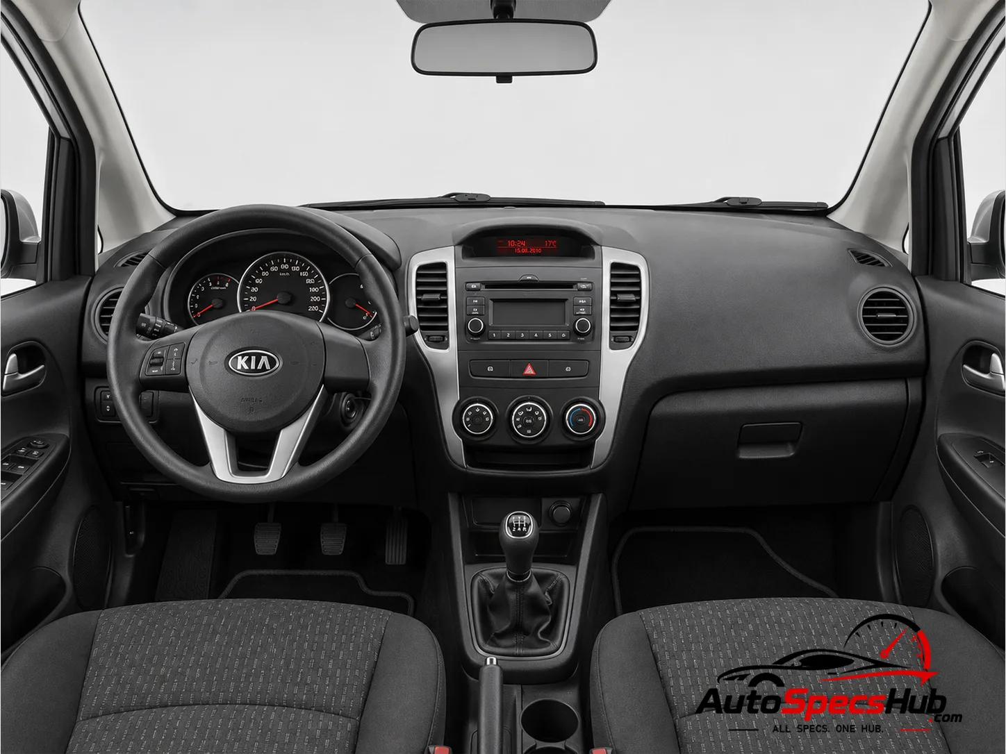 2010 Kia Venga 1.4 CVVT interior dashboard and front cabin